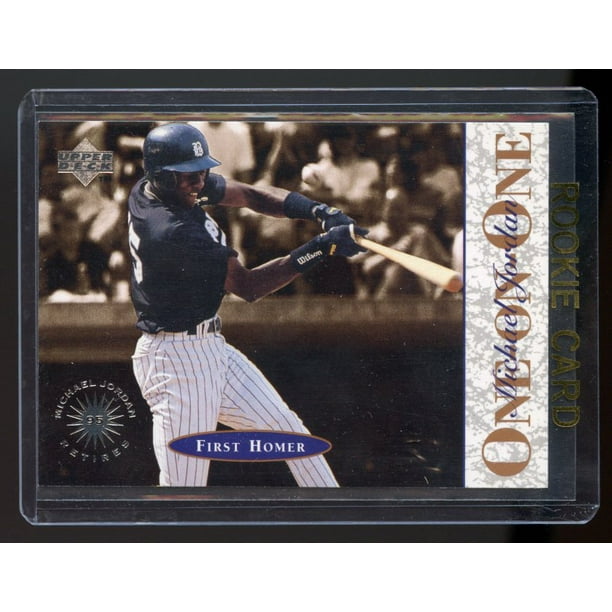 1995 Upper Deck 8 One on One Michael Jordan First Homer