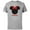 Athletic Heather, variant on Disney Minnie Mouse Red Bow Icon Prima Familia Spanish- Short Sleeve Cotton T-Shirt for Adults - Customized-Natural