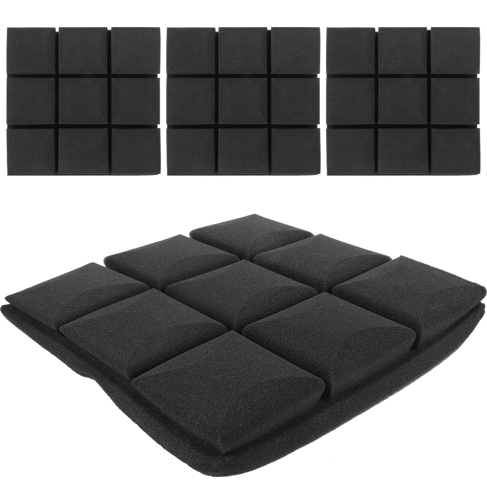 FRCOLOR 4pcs Soundproof Insulation Acoustic Wall Panels Sound Absorbing Noise Reduction Panels
