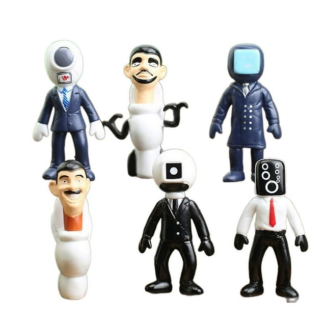 Skibidi Battle Action Figures Set, Horror Cartoon Movie Character Action Figure-week