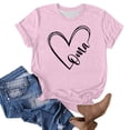 thumbnail image 4 of Tops Cortos para Mujeres Retro Impreso Cuello Redondo Manga Corta, Camiseta Casual para Uso Diario Y de Fiesta, 4 of 4