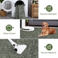 thumbnail image 4 of 8x10 Washable Rug for Living Room Non-Slip Modern Abstract Area Rug Stain Resistant Large Bedroom Rug Contemporary Accent Throw Floor Carpet for Dining Room Home Decor, Green, 4 of 7