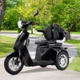 thumbnail image 6 of QeeKa 3-Wheel Mobility Scooter with 500 lb Limit, Black, 6 of 14