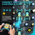 thumbnail image 5 of DEERC Gesture Sensing RC Stunt Car with Fog Mist & Music, 4WD Hand Controlled Remote Control Drift Car Toy for Kids, All Terrain Off-Road Double-Sided Driving with Lights, Birthday Gift for boy, 5 of 8