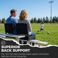 thumbnail image 2 of SPORT BEATS Stadium Seats with Back Support Bleacher Chairs with Back and Cushion Thick Padded Bleacher Seats Includes Shoulder Strap, 2 of 7