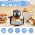 thumbnail image 2 of Lzvxtym 2 Pcs Silicone Air Fryer Pot with Handle Reusable Air Fryer Liner Air Fryer Accessories Liners for Air Fryer Oven Microwave, 2 of 11
