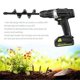 thumbnail image 4 of HANXIULIN Garden Augers Drill Bit for Plantings 4X22cm Spiral Drill Bit Bulb Planter for Hex Driver Drill Solid Steel Shaft Tool Product, 4 of 5
