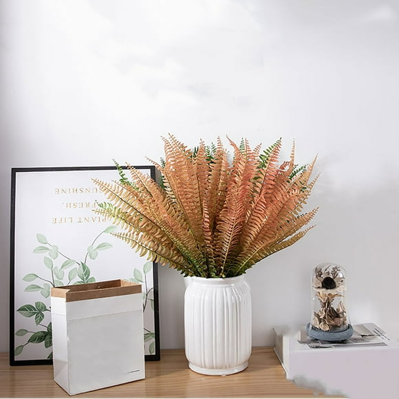 Wzzjkit Fake Plants Realistic Texture Artificial Plants and Shrubs for Wall Home Living Room Indoor Outdoor Decor Faux Plants