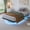Black, variant on Einfach Twin Size Floating Bed Frame with Smart LED Light and Built-in Charging Station, Metal Platform Bed with Heavy Duty Slat, Noise-Free, Black