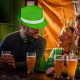 thumbnail image 3 of Gieenan Unisex Irish Hat Green Irish Hat White Ribbon Patricks Day Festival Hat for Men Women Theme Parties, 3 of 10