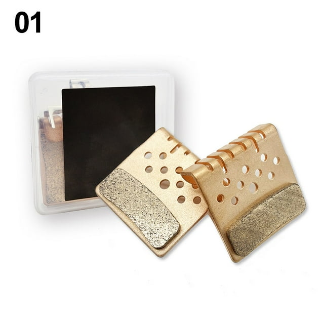 A Pair Of Mountain Bike Disc Brake Pads Cooling Metal Sintered 01