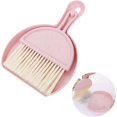 thumbnail image 1 of Mistayd Small Dustpan and Brush Set, Mini Dust Pan with Broom Set Hand Dustpan Portable Table Top Brush Table Crumb Sweeper Broom with Soft Bristles for Desk, Home, Kitchen Necessities(Pink), 1 of 5