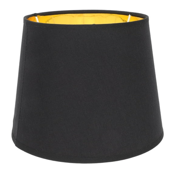 Supvox Black Fabric Drum Lamp Shade for Table Lamp with Wide Application and Elegant Design