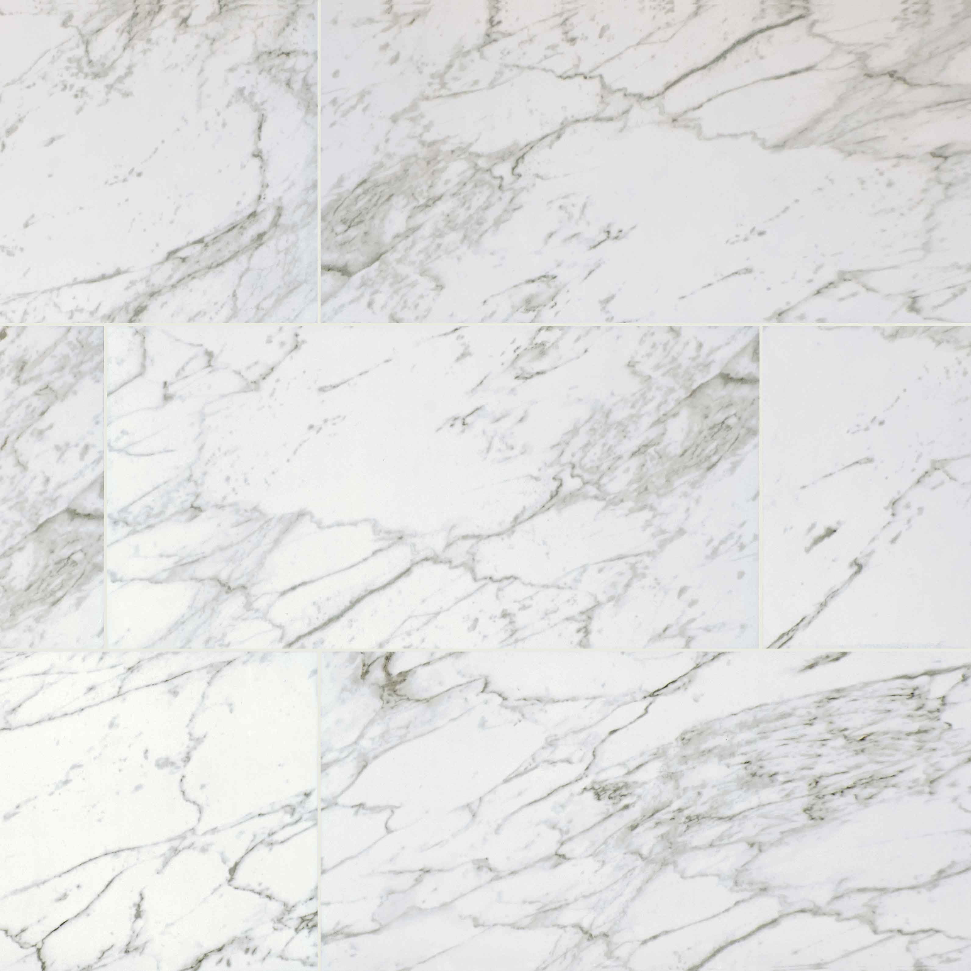 MSI Carrara 12 in. x 24 in. Glazed Porcelain Floor And Wall Tile (16 Sq. Ft. / Case)