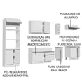 thumbnail image 4 of Cocina Integral Modular Madesa Vicenza 290cm BB 12, 4 of 5
