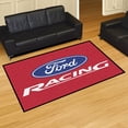 thumbnail image 3 of Fanmats Ford Racing Rug 4'x6' - Red, 3 of 4