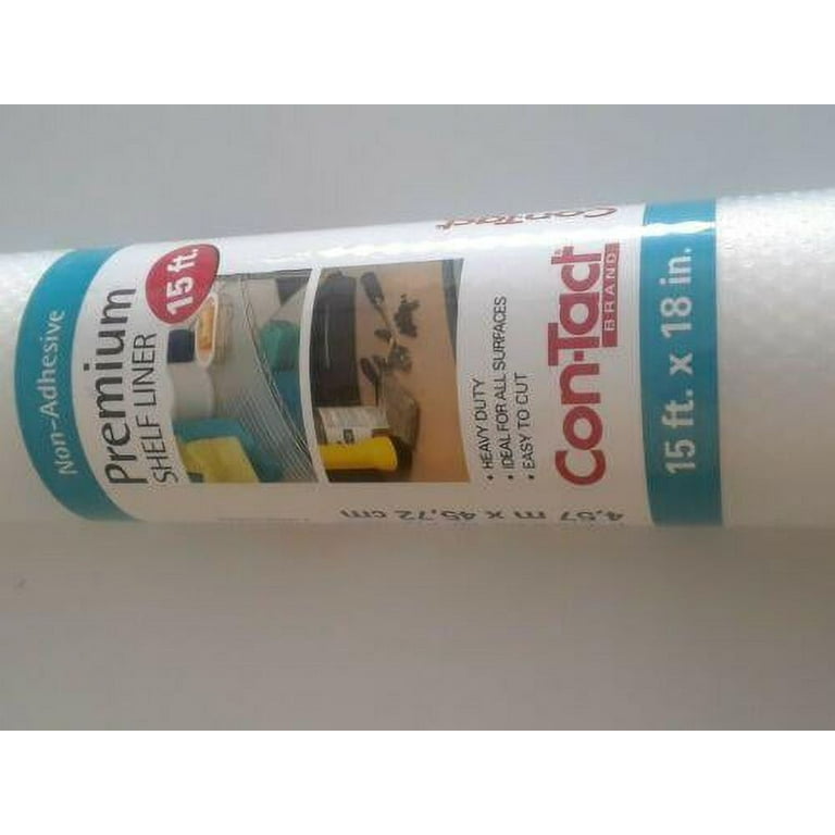 Con-Tact 20 In. x 4 Ft. Premium Clear Ribbed Non-Adhesive Shelf Liner