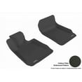 thumbnail image 2 of 3D MAXpider 2006-2011 Fits BMW 3 Series Sedan 2007-2013 Coupe Kagu 1st Row Black Carbon Fiber Embossed Pattern Floor Mat L1BM00611509, 2 of 3