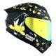 thumbnail image 2 of Casco Bkr Valkyria Negro Mate Mad Lucas Mica Naranja Cerrado negro XXL, 2 of 6