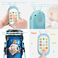 thumbnail image 4 of 6-18 Months Baby Phone Toy Voice Phone Toy (Blue), 4 of 5