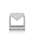 thumbnail image 2 of Lodi Storage Wood White Marble End Table, 2 of 6