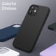 thumbnail image 2 of Funda Protectora JETech Negro Antigolpes para iPhone 12/12 Pro con Tacto Suave y Forro de Microfibra, 2 of 6