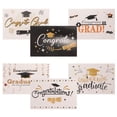 thumbnail image 1 of HEATSHAKING 6Sets Graduation Cards Assorted Color Decorative Greeting Cards with Envelopes for Party Invitations, 1 of 6