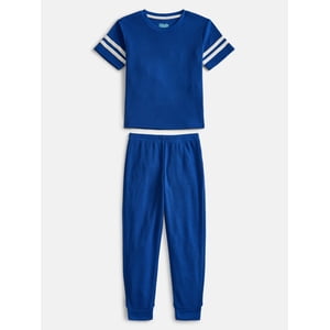 Wonder Nation Boys Waffle Knit Pajama Set