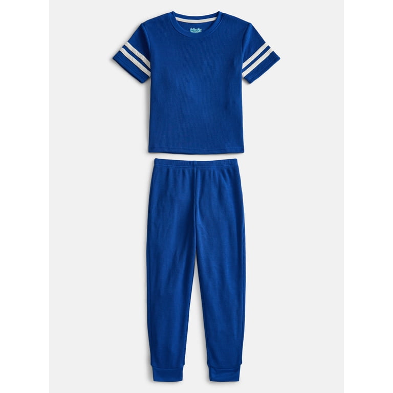 Wonder Nation Boys Waffle Knit Pajama Set photo 1