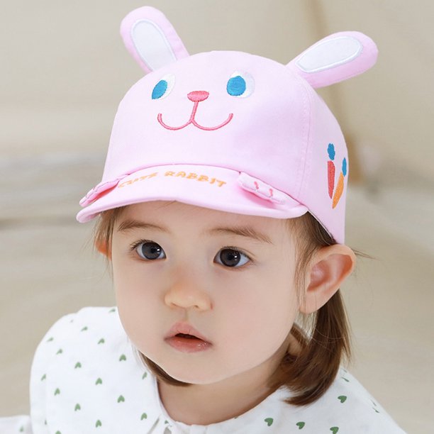 Baby Boy Girls Hats Cute Cartoon Letter Sunhat Eaves Baseball Cap Sun Hat Beret