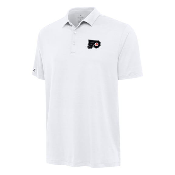 Men's Antigua White Philadelphia Flyers Reprocess Polo