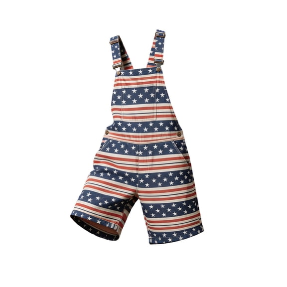 250th Anniversary American Flag Overalls for Men Patriotic Bib Overalls Shorts Loose Fit USA Print Coveralls Independence Day Casual Summer Outfit