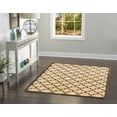 thumbnail image 4 of Linon Home DÃ©cor Platinum Area Rug Collection, Brown and Cream, 8' x 11', 4 of 5