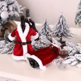 thumbnail image 4 of Matsuzay Funda de botella de vino de Navidad, vestido completo de manga, ropa roja Universal, bolsa de de comedor para el hogar, Kits de decoración para fiestas G-JT103, 4 of 6