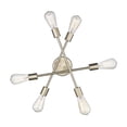 thumbnail image 2 of Millennium Lighting  Decco 6 Light Pendant Fixture in Matte Black Modern Gold Painted,Brushed, 2 of 5