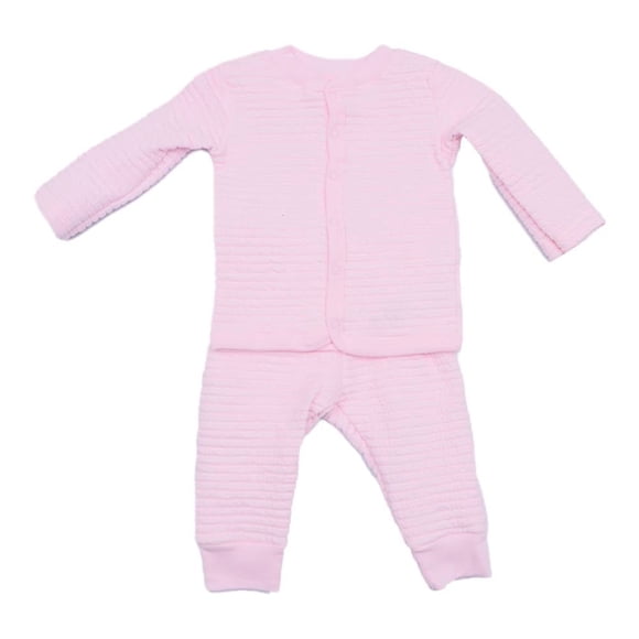 Conjunto Baby Creysi Niña 6M Pantalón y Playera con Abotonado Frontal Rosa 2 Piezas