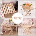 thumbnail image 5 of Mini House Furniture Light Brown Synthetic Material 2Pcs 2.3In, 5 of 5