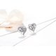 thumbnail image 2 of Pendientes de plata de ley 925 Yashi corazón perfecto, 2 of 5