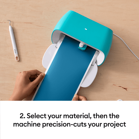 Cricut Joy Smart Die-Cutting Machine + Smart Iron-On Bundle, White