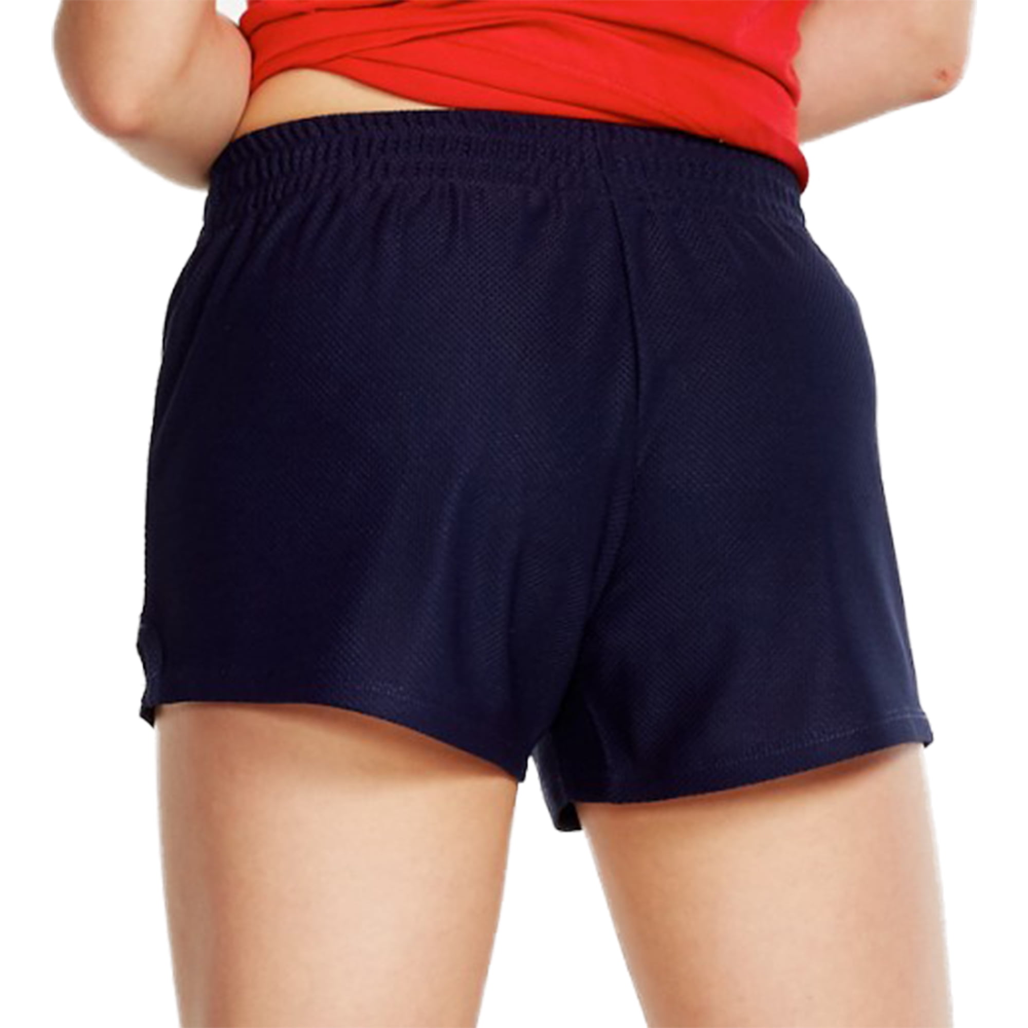 Soffe Soffe Girl's Elastic Waistband Mini Mesh Short