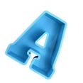 thumbnail image 1 of Linyer Capital Alphabet Resin Mold Portable Washable Odorless Flexible Non-stick Jewelry Bracelet Necklace DIY Home Decoration Mould Letter A, 1 of 7