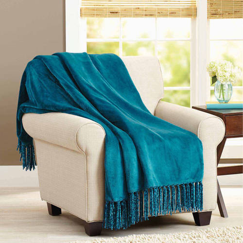 Better Homes&gardens Bhg Corsair Fringe Throw - Walmart.com