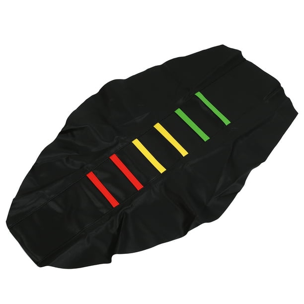 Universal Motorbike Motocross Asiento Cubierta Asiento Cojín Multicolor