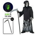thumbnail image 2 of Morph Kids Glow in the Dark Grim Reaper Costume Scy the Boy Girl Halloween Black Toddler 3-4 years, 2 of 6