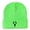 Fluorescence, variant on Halloween Skull Face Embroidered Heavyweight Acrylic Knit Beanie, Unisex High Stretch Warm Hat Multiple Colors, Perfect Adult Gift for Men Women