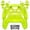 Clear Lime Green, variant on eXtremeRate Full Set Shell with Buttons Touchpad Cover, Emerald Green Custom Replacement Decorative Trim Shell Front Back Plates Compatible with p s 5 Controller BDM-030 BDM-040 BDM-050
