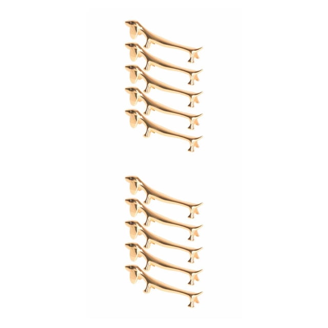 Bearachild Soporte de vajilla para restaurante de 5 piezas, soporte para cuchara, soporte para cubiertos, tenedor multifuncional de aleación de Oro 2piezas