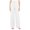 White wide leg corduroy pants women a1, variant on Cagogo Women Wide Leg Corduroy Trousers High Waisted Loose Long Pants with Pockets Casual Palazzo Work Lounge Streetwear, Pink L