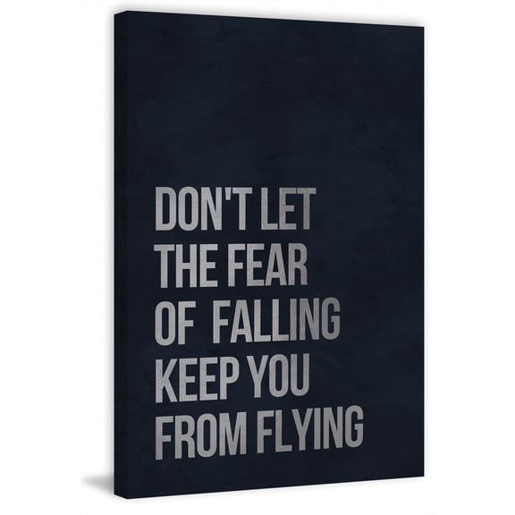 Fear of Falling II Painting Print on Wrapped Canvas