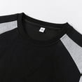 thumbnail image 4 of Chandail en Molleton à Col Rond pour Hommes Manches Longues Chandail Décontracté Couleur Unie Mode Urbaine Doux Confortable pour Usage Quotidien Coupe Moderne Automne Hiver Mode, 4 of 7